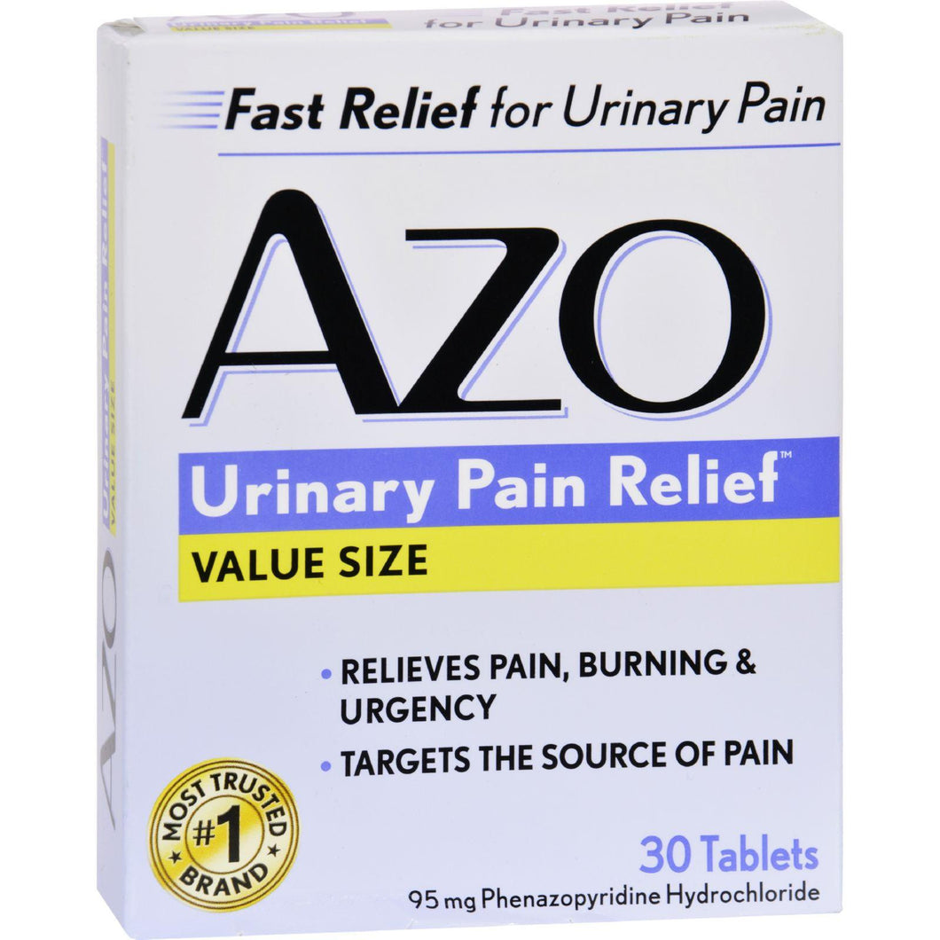 Azo Standard Urinary Pain Relief - 30 Tablets