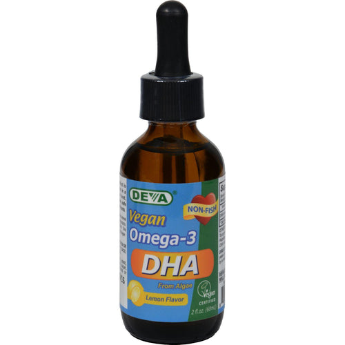 Deva Vegan Omega-3 Dha Lemon - 2 Fl Oz