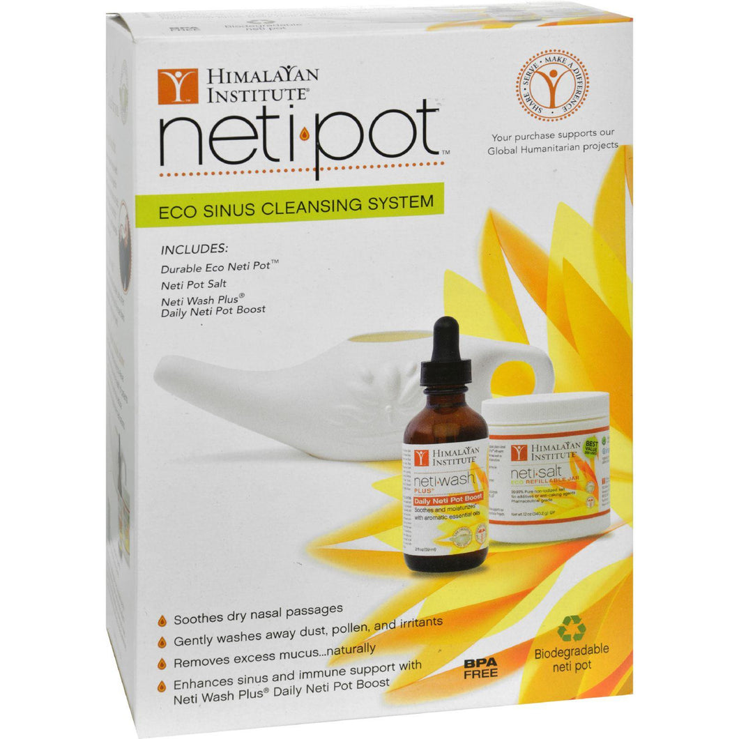 Himalayan Institute Neti Pot Eco Starter - 1 Kit