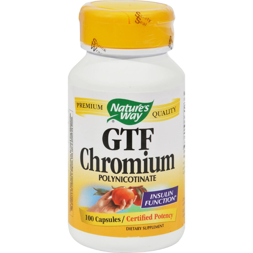 Nature's Way Gtf Chromium Polynicotinate - 100 Capsules