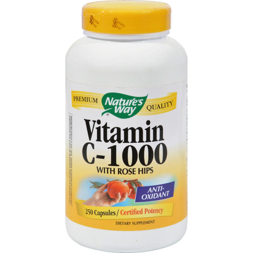 Nature's Way Vitamin C With Rose Hips - 1000 Mg - 250 Capsules