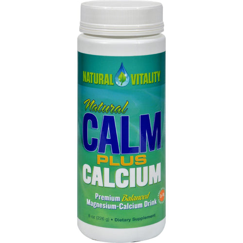 Natural Vitality Natural Magnesium Calm Plus Calcium - 8 Oz