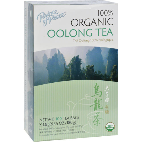 Prince Of Peace Organic Oolong Tea - 100 Tea Bags