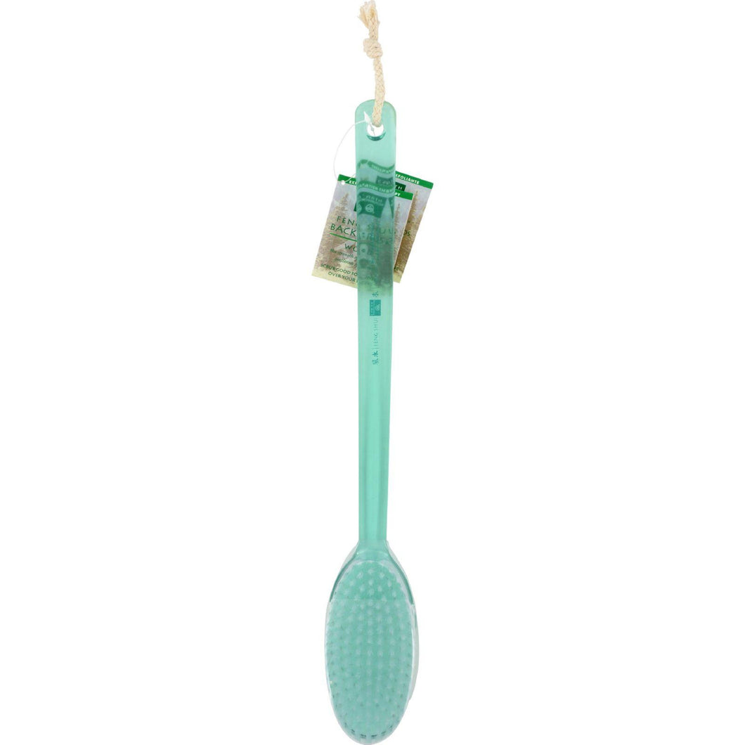 Earth Therapeutics Back Brush - Feng Shui Green