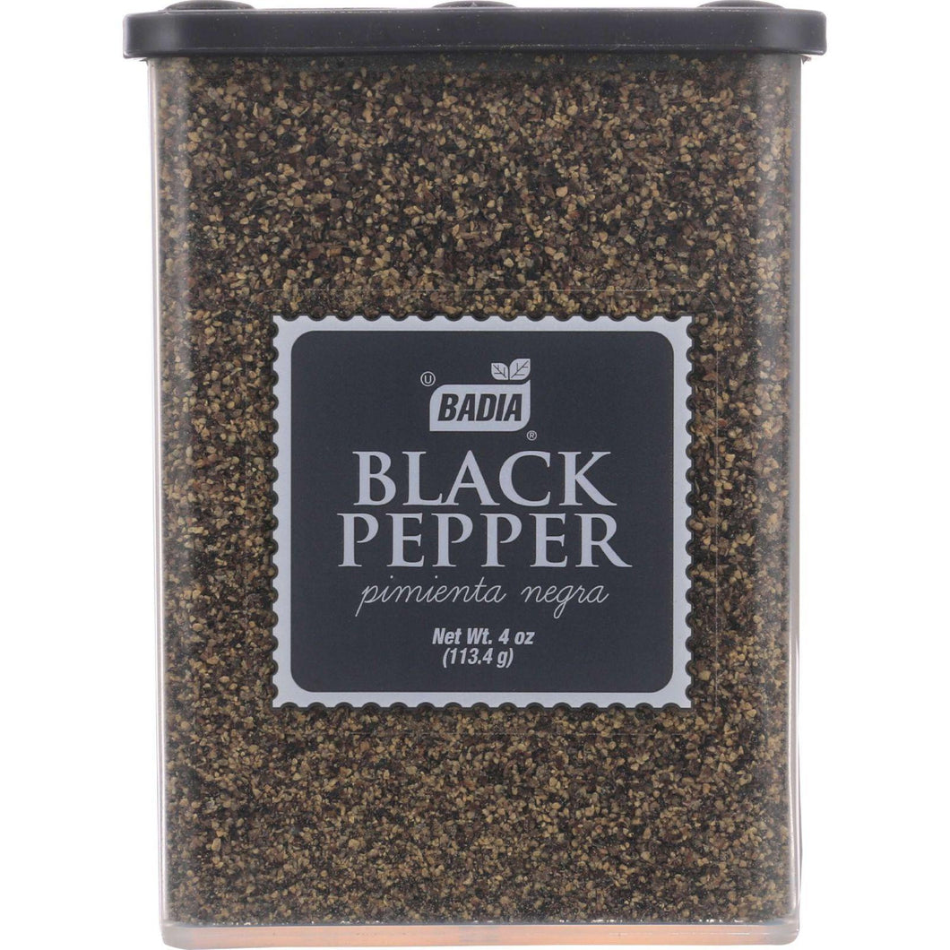 Badia Spices Pepper - Black - Ground - 4 Oz - Case Of 12