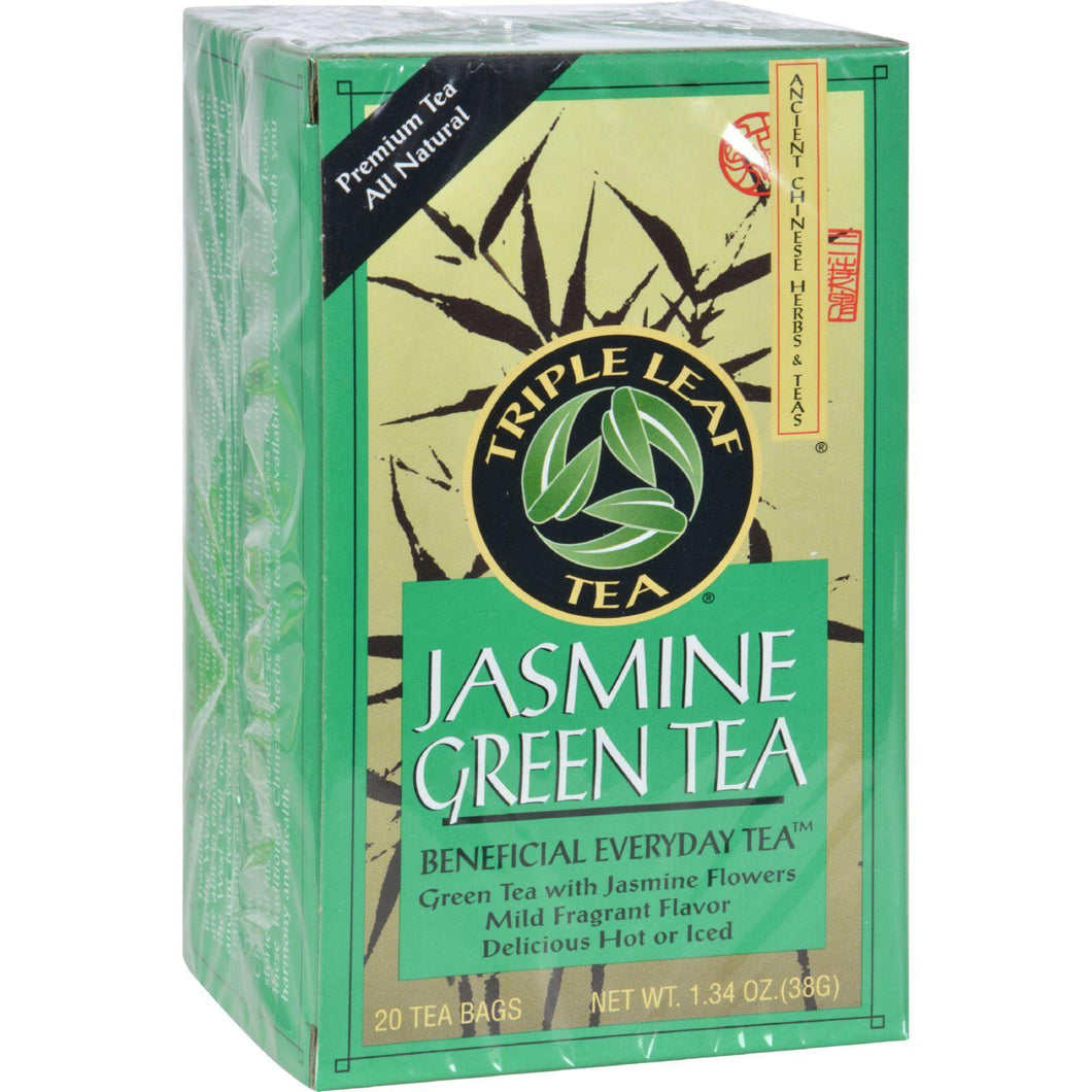 Triple Leaf Tea Jasmine Green Tea - 20 Tea Bags - Case Of 6