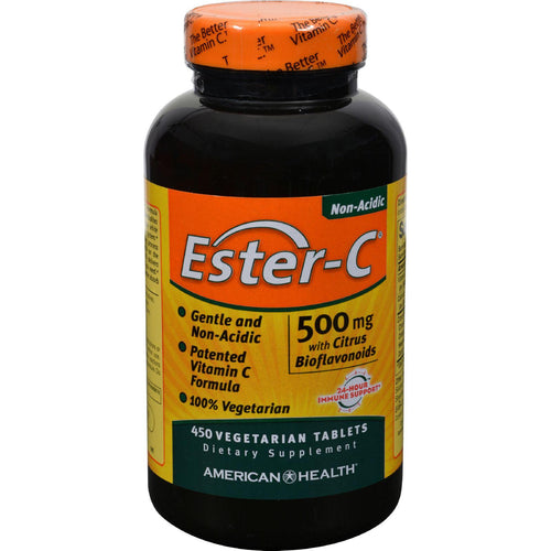 American Health Ester-c With Citrus Bioflavonoids - 500 Mg - 450 Vegetarian Tablets