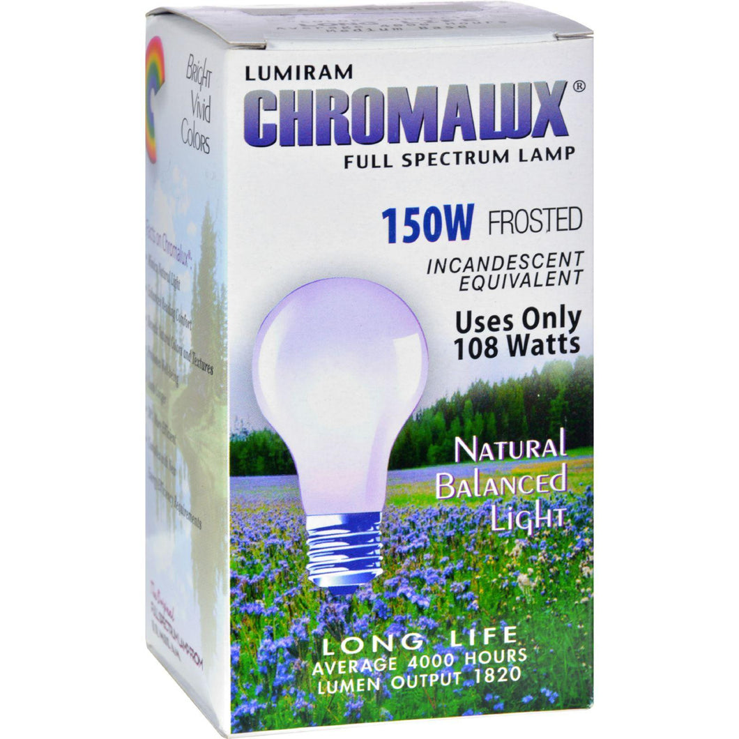 Chromalux Frosted Light Bulb - 150 Watt - 150 Bulb