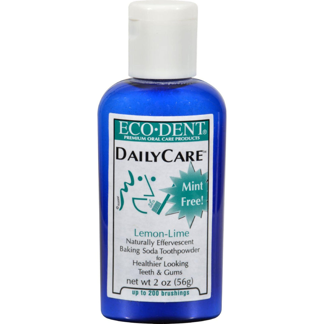 Eco-dent Toothpowder Daily Care - Lemon Lime - 2 Oz