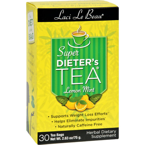 Laci Le Beau Super Dieter's Tea Lemon Mint - 30 Tea Bags