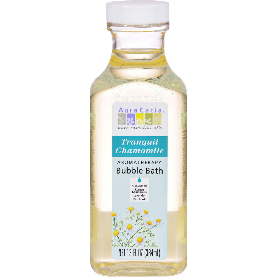 Aura Cacia Aromatherapy Bubble Bath Tranquil Chamomile - 13 Fl Oz