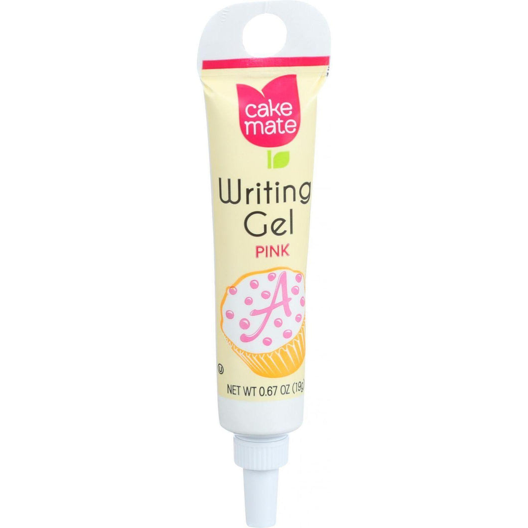 Cake Mate Decorating Gel - Pink - .67 Oz - Case Of 6