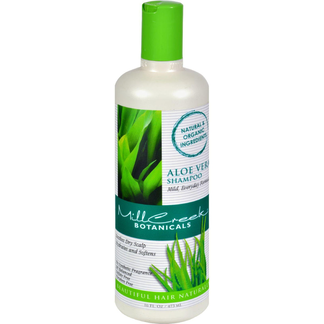 Mill Creek Botanicals Shampoo Aloe Vera - 16 Fl Oz