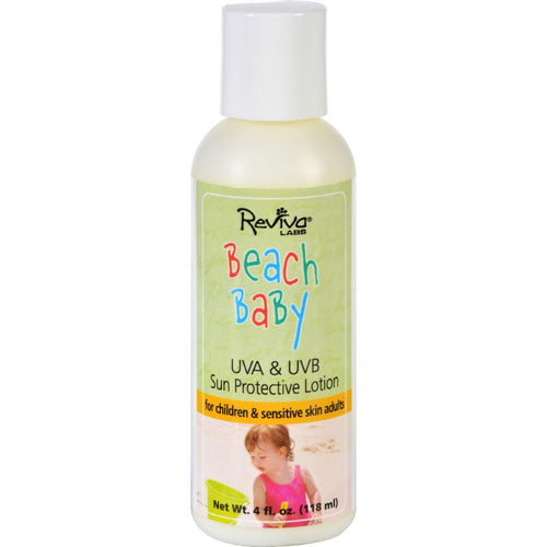 Reviva Labs Beach Baby Sun Protective Lotion No 575 Uva And Uvb Spf 25 - 4 Fl Oz