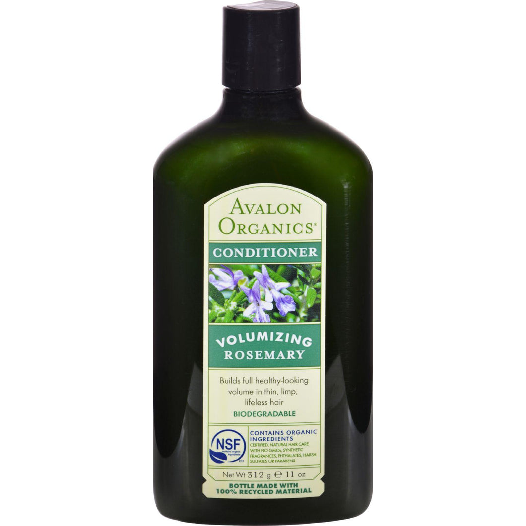 Avalon Organics Volumizing Conditioner With Wheat Protein And Babassu Oil Rosemary - 11 Fl Oz