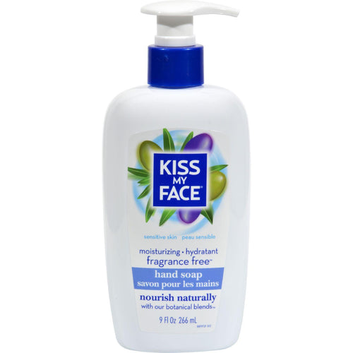 Kiss My Face Moisture Soap Fragrance Free - 9 Fl Oz