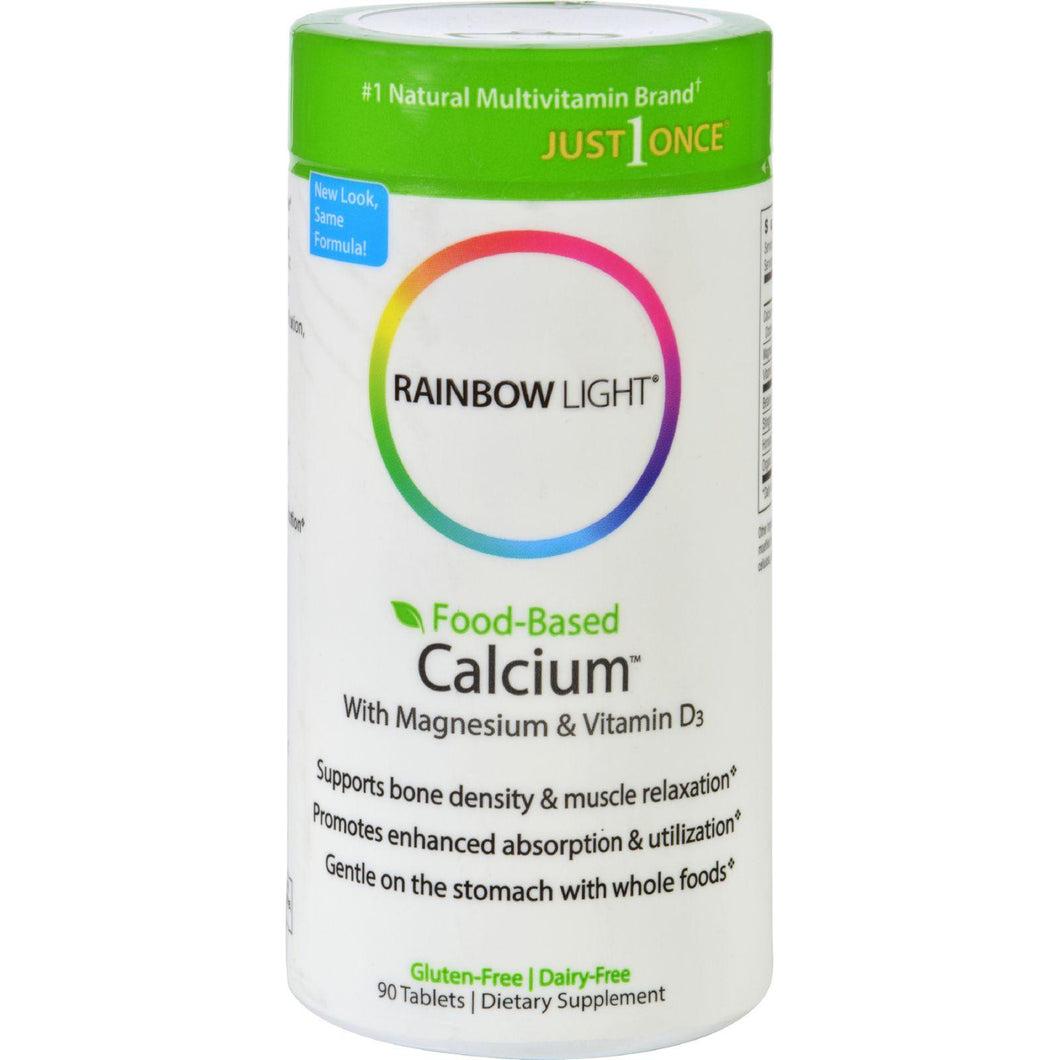 Rainbow Light Food-based Calcium - 90 Tablets