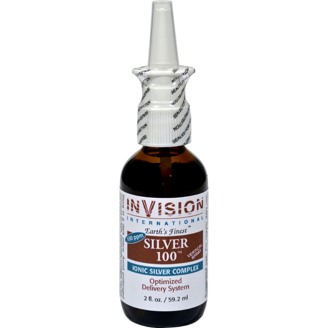 Invision International Silver 100 Ionic Silver Complex Vertical Spray - 2 Oz