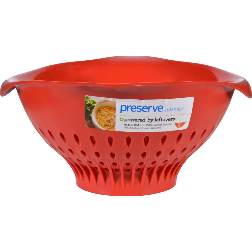 Preserve Large Colander - Red - Case Of 4 - 3.5 Qt