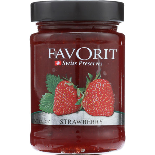 Favorit Preserves - Swiss - Strawberry - 12.3 Oz - Case Of 6