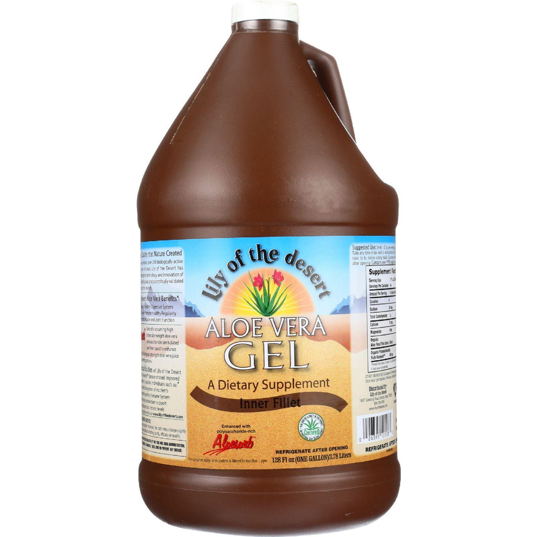 Lily Of The Desert Aloe Vera Gel - 1 Gallon - Case Of 4