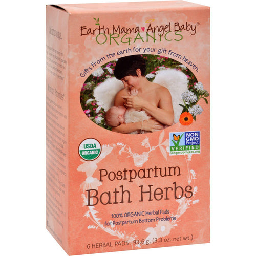 Earth Mama Angel Baby Postpartum Bath Herbs - 6 Pads