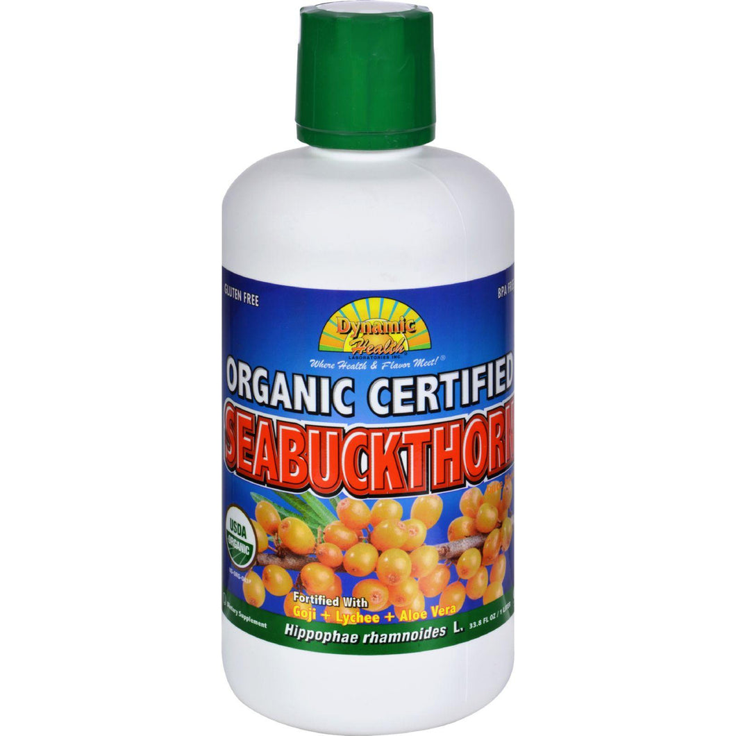 Dynamic Health Organic Certified Seabuckthorn - 33.8 Fl Oz