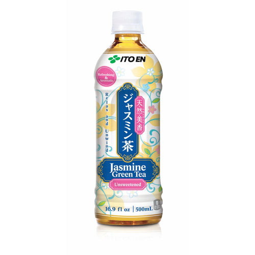 Ito En Unsweetened Traditional Green Jasmine Tea - Case Of 12 - 16.9oz.