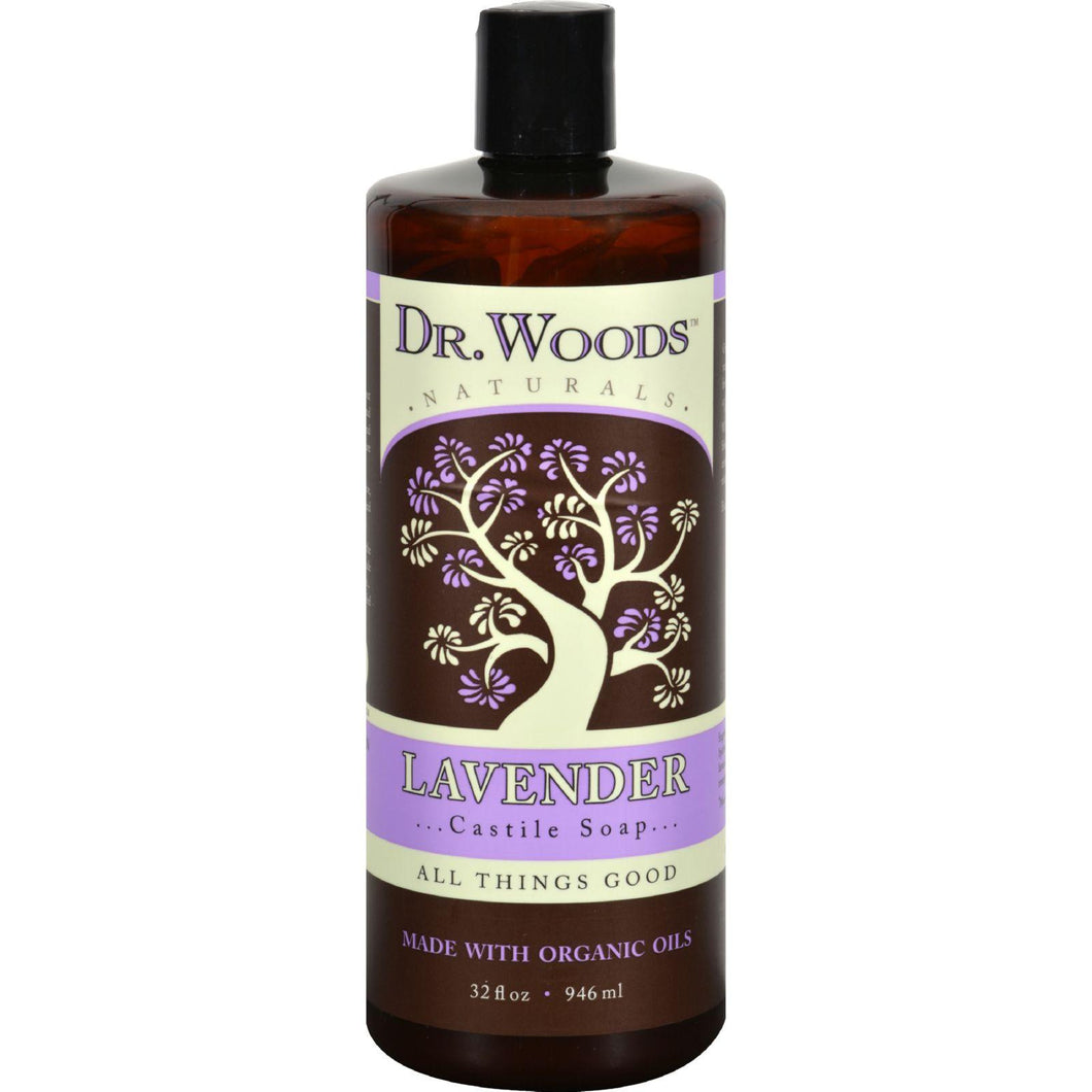 Dr. Woods Naturals Castile Liquid Soap - Lavender - 32 Fl Oz