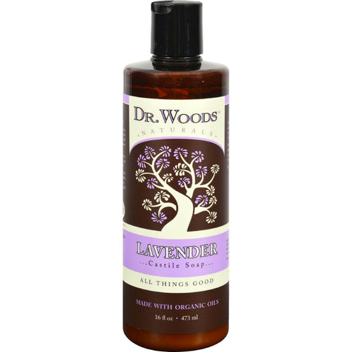 Dr. Woods Naturals Castile Liquid Soap - Lavender - 16 Fl Oz