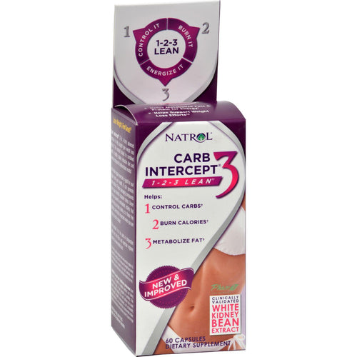 Natrol Carb Intercept 3 - 60 Capsules