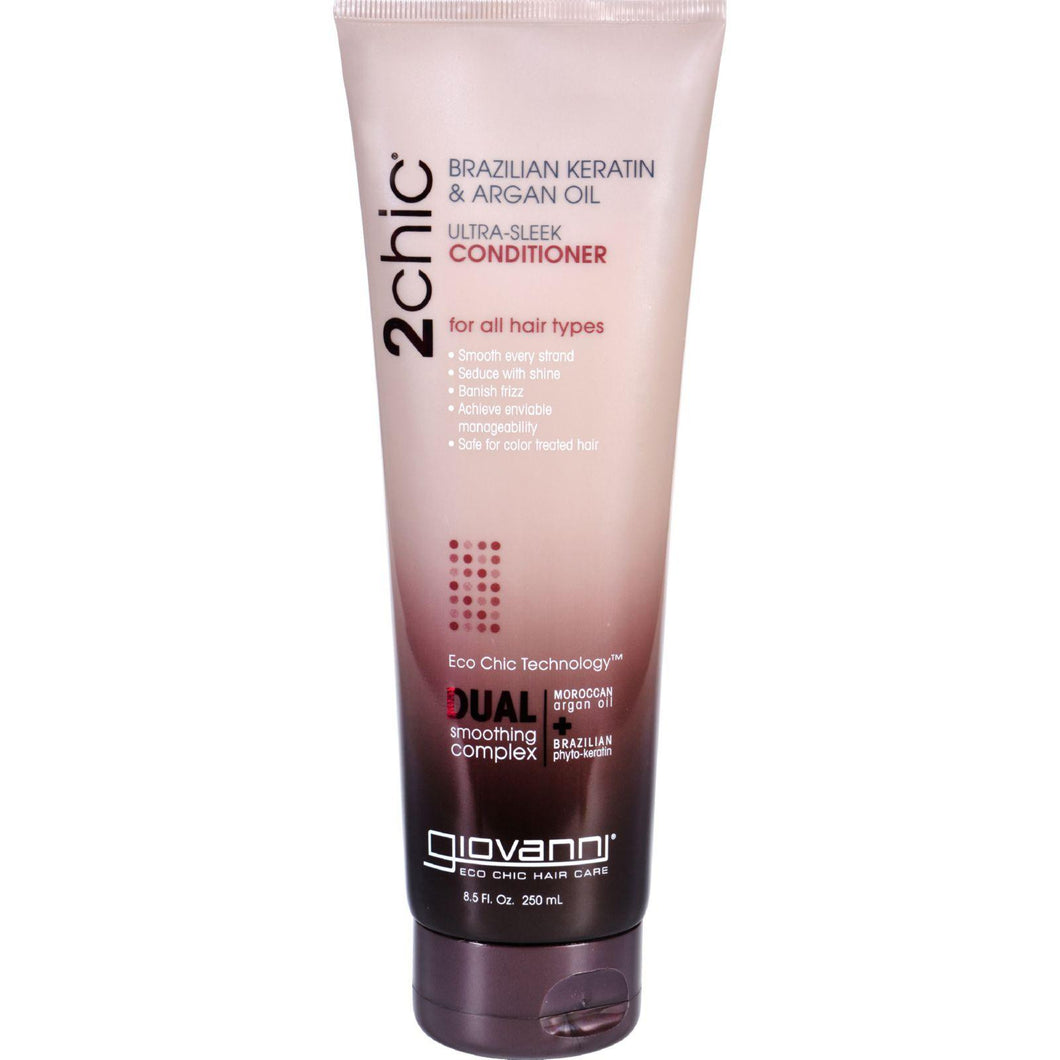 Giovanni 2chic Ultra-sleek Conditioner With Brazilian Keratin And Argan Oil - 8.5 Fl Oz