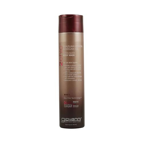 Giovanni 2chic Ultra-sleek Body Wash With Brazilian Keratin And Argan Oil - 10.5 Fl Oz