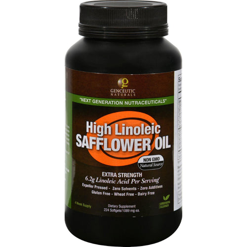 Genceutic Naturals Safflower Oil High Linoleic - 1089 Mg - 224 Softgels