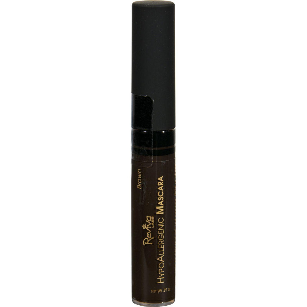 Reviva Labs Mascara Brown Hypoallergenic - 0.25 Oz - Case Of 12