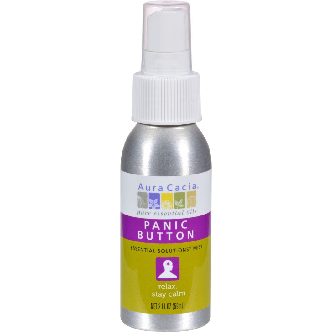 Aura Cacia Essential Solutions Mist Panic Button - 2 Fl Oz