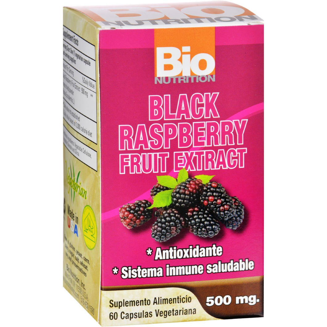 Bio Nutrition Black Raspberry Fruit Extract - 60 Vegetarian Capsules