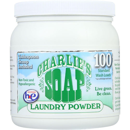 Charlies Soap Laundry Detergent - 100 Loads - Powder - 2.64 Lb - Case Of 6