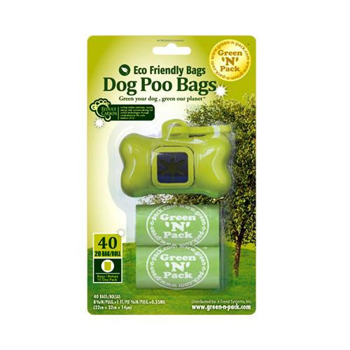 Green-n-pack Dog Poo Bags And Dispenser - 40 Pack