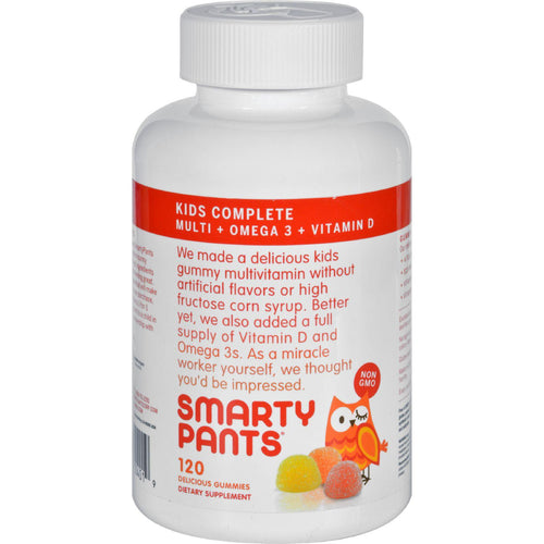 Smartypants Children's All-in-one Multivitamin Plus Omega 3 Plus Vitamin D Gummies - 120 Ct