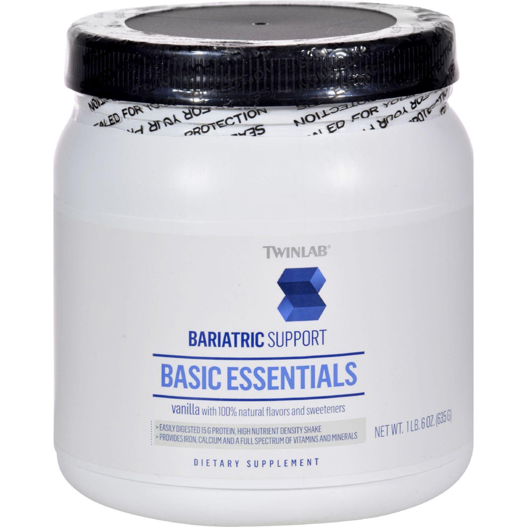 Twinlab Bariatric Support Basic Essentials Powder Vanilla - 635 G