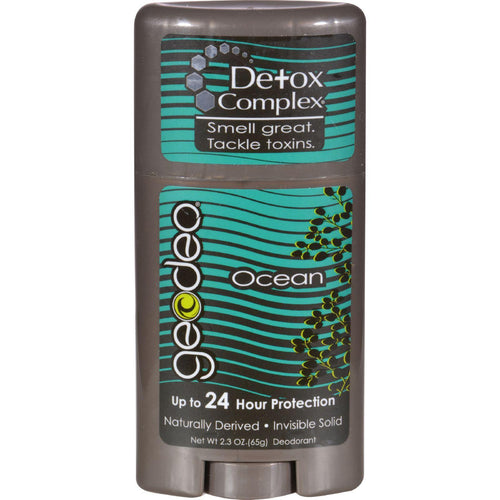 Geo-deo Natural Deodorant Stick With Detox Complex Ocean - 2.3 Oz