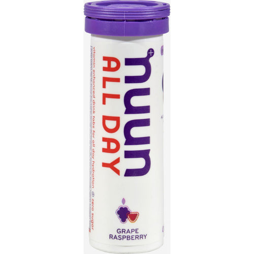 Nuun Hydration Tablets All Day - Grape Raspberry - Case Of 8 - 16 Tablets