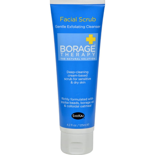 Shikai Products Borage Therapy Facial Scrub - 4.2 Oz