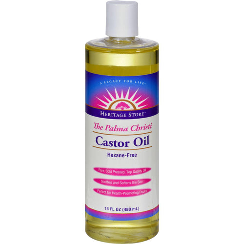 Heritage Products Castor Oil Hexane Free - 16 Fl Oz