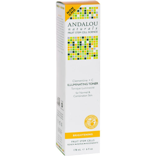 Andalou Naturals Brightening Clementine Plus C Illuminating Toner - 6 Fl Oz