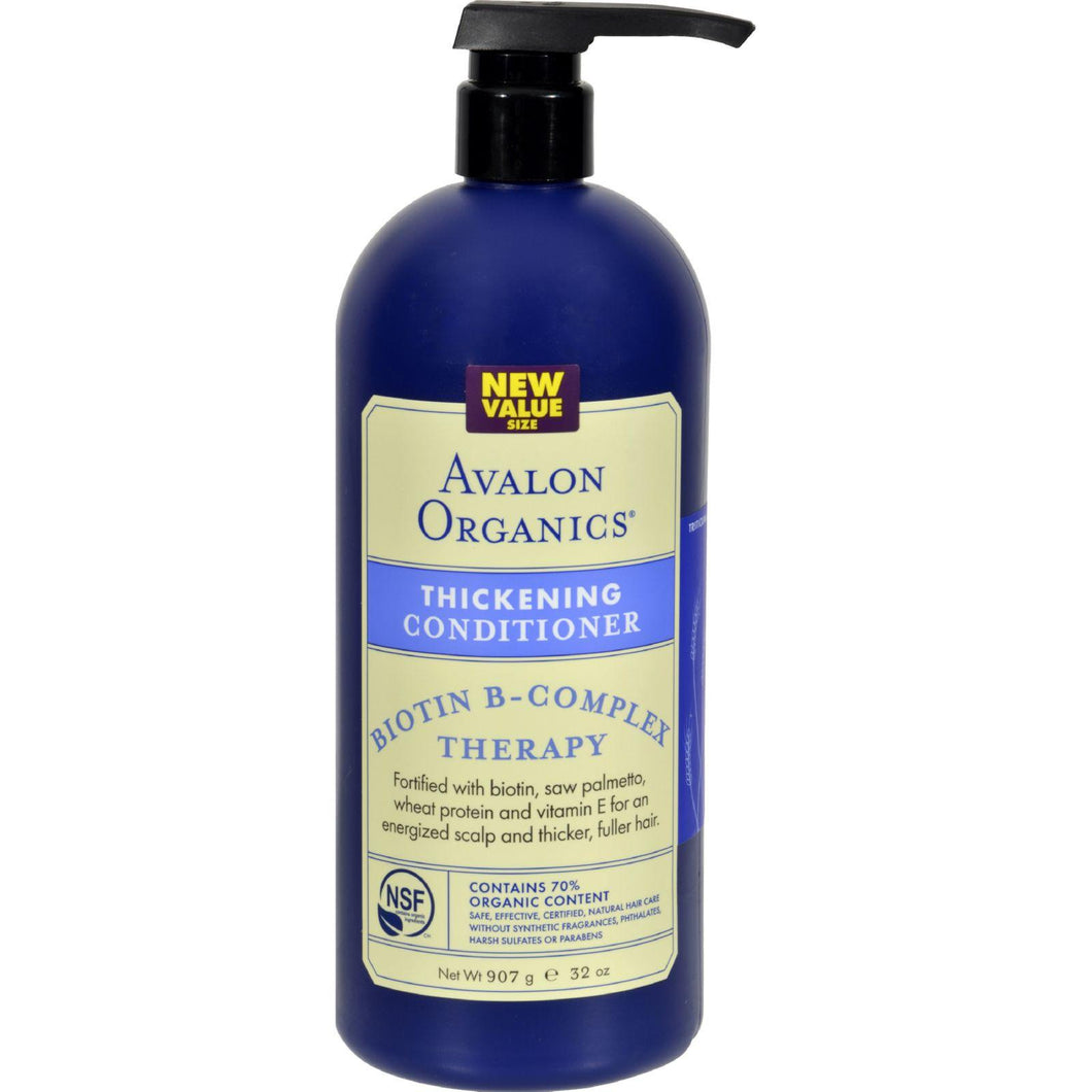 Avalon Conditioner - Organic Biotin-b Complex - 32 Oz