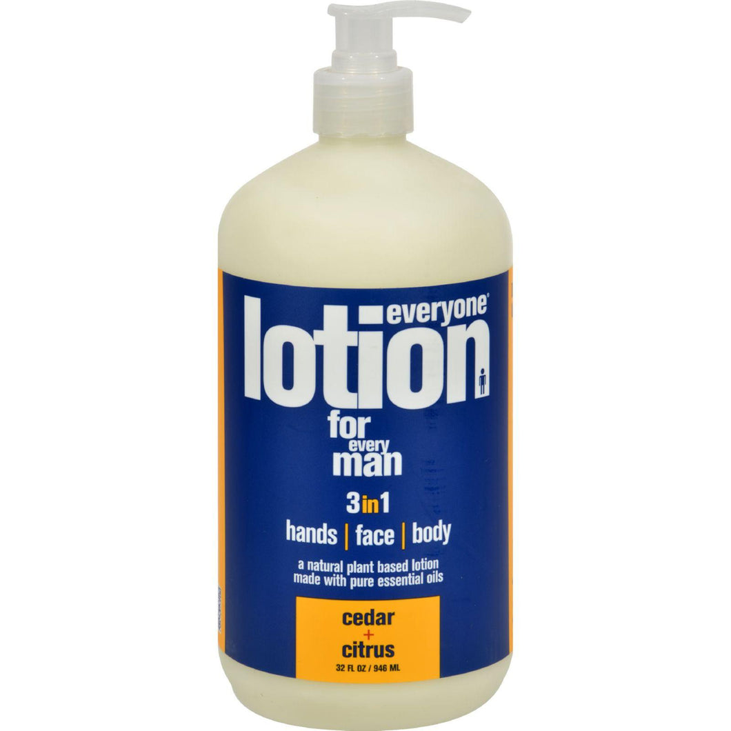 Eo Products Everyone Lotion - Men Cedar And Citrus - 32 Oz