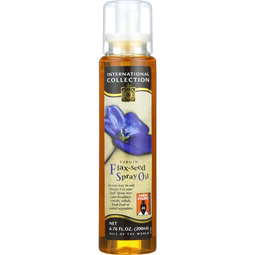 International Collection Spray Oil - Flax-seed - 6.76 Oz - Case Of 6