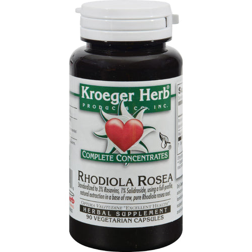 Kroeger Herb Rhodiola Rosea - 90 Vcaps